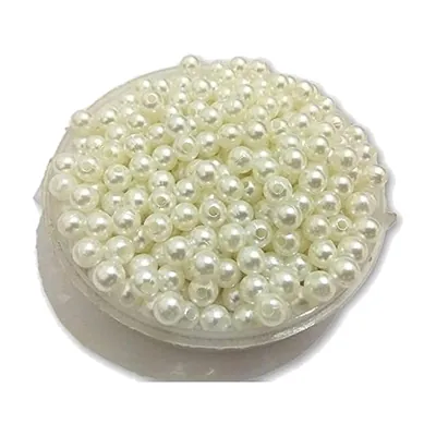 White Pearl Beads 6mm (1000 pcs) by Atreya
