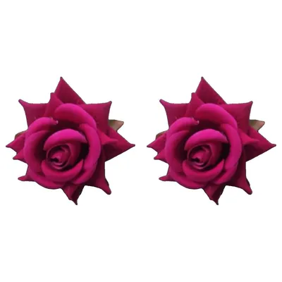 Rani Pink Rose Hair Pins (Pack of 2) by Atreya