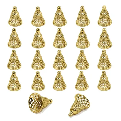 Golden Jingle Bells 2.5" (Pack of 12) by Atreya