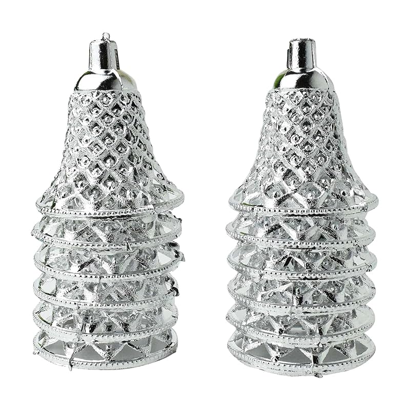 Silver Hanging Bells 2.5" (Pack of 24) by Atreya