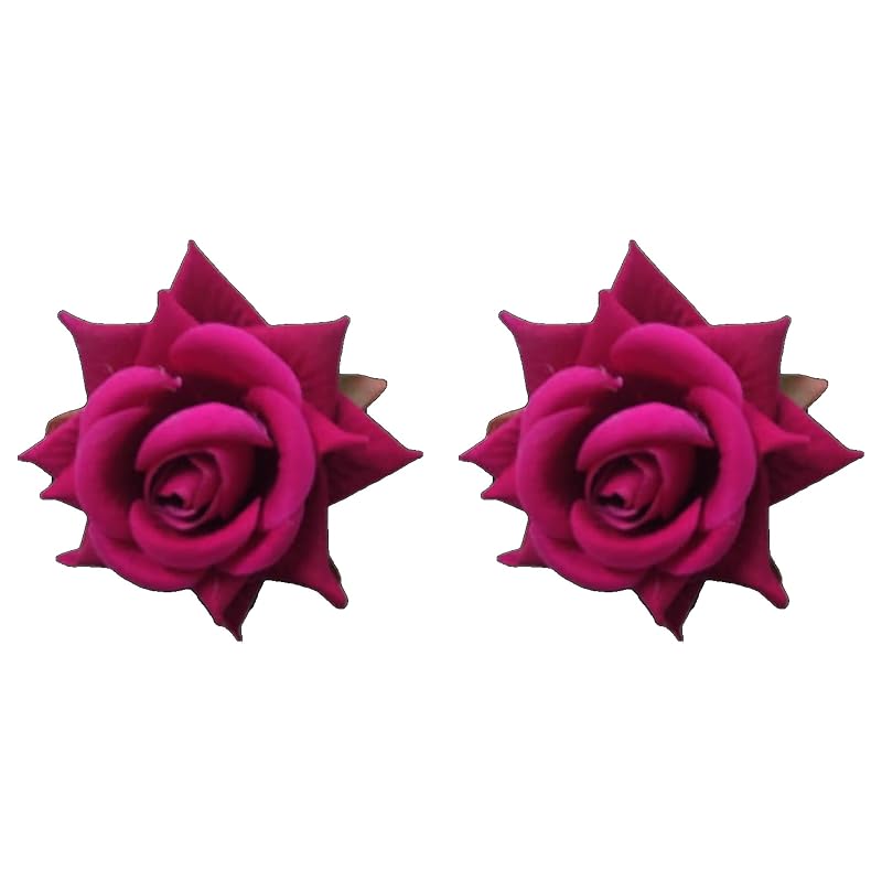 Rani Pink Rose Hair Pins (Pack of 2) by Atreya